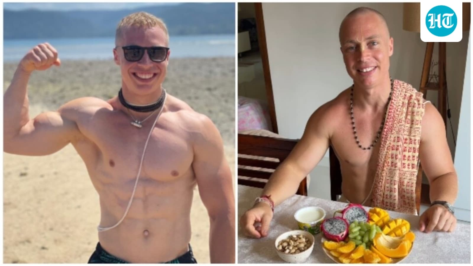 Israeli living in India for 17 years shares his breakfast 'as a vegetarian bodybuilder and follower of Sanatan Dharma'