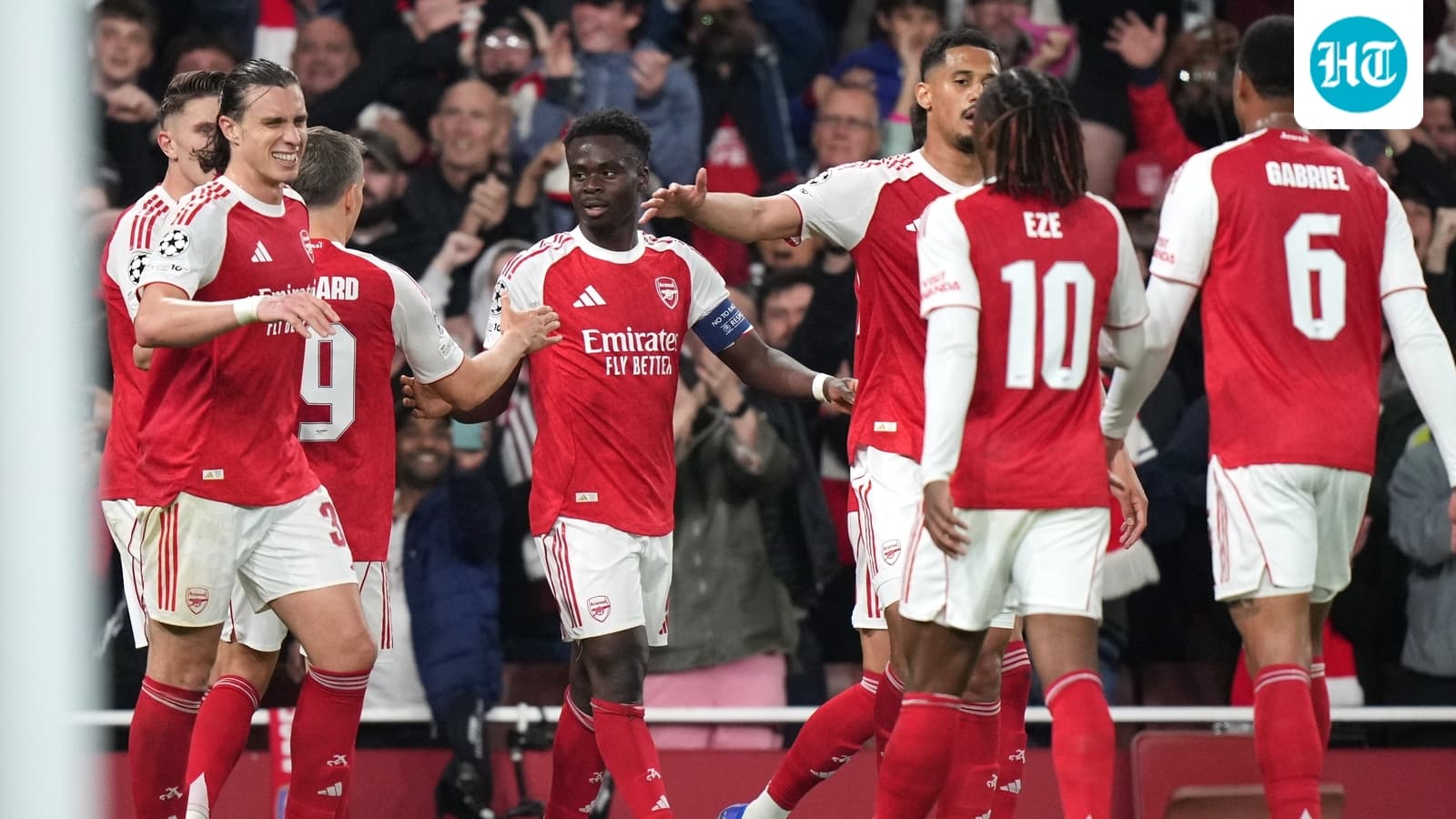 Bukayo Saka's goal sends Arsenal into Champions League final after 1-0 win over Atletico Madrid