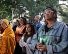 ‘Came here with hope’ and ‘died unseen’: tearful crowd says goodbye to homeless man Bikram Lama